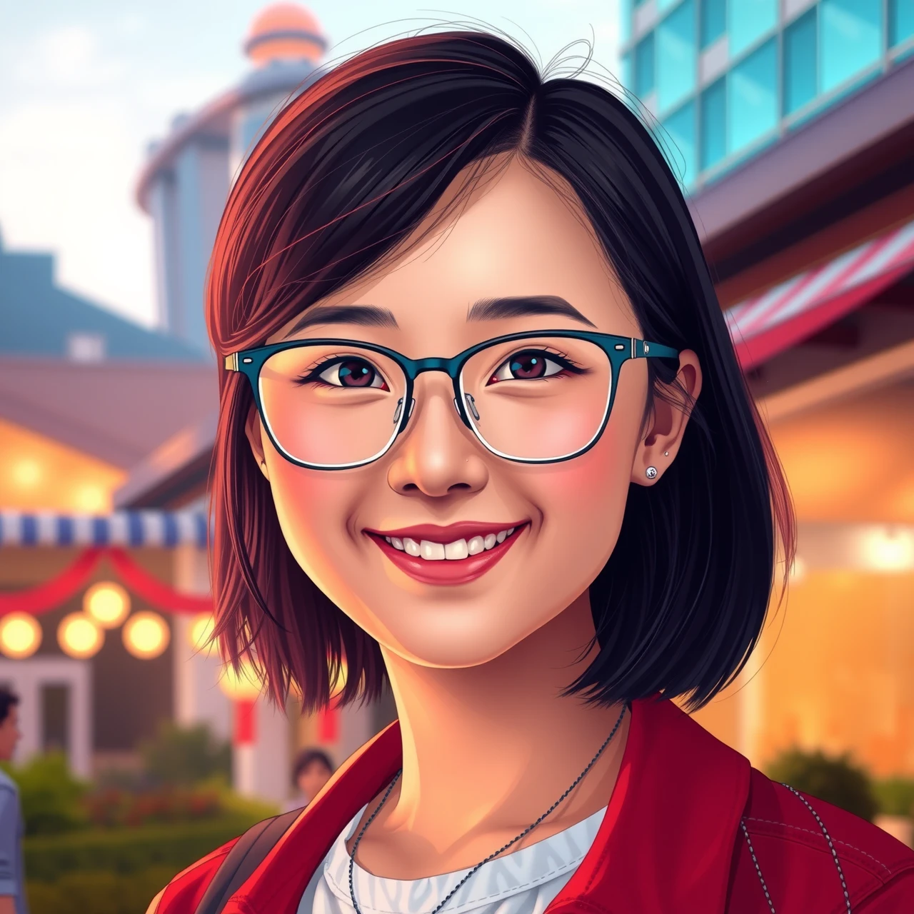 Mei Lin, intermediate guitar student