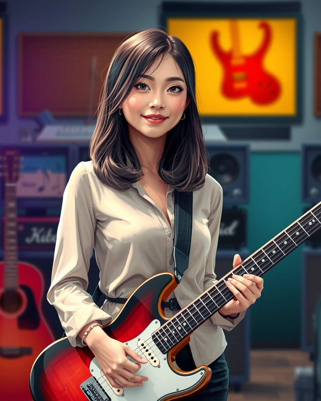 Sarah Wong, Electric Guitar Specialist